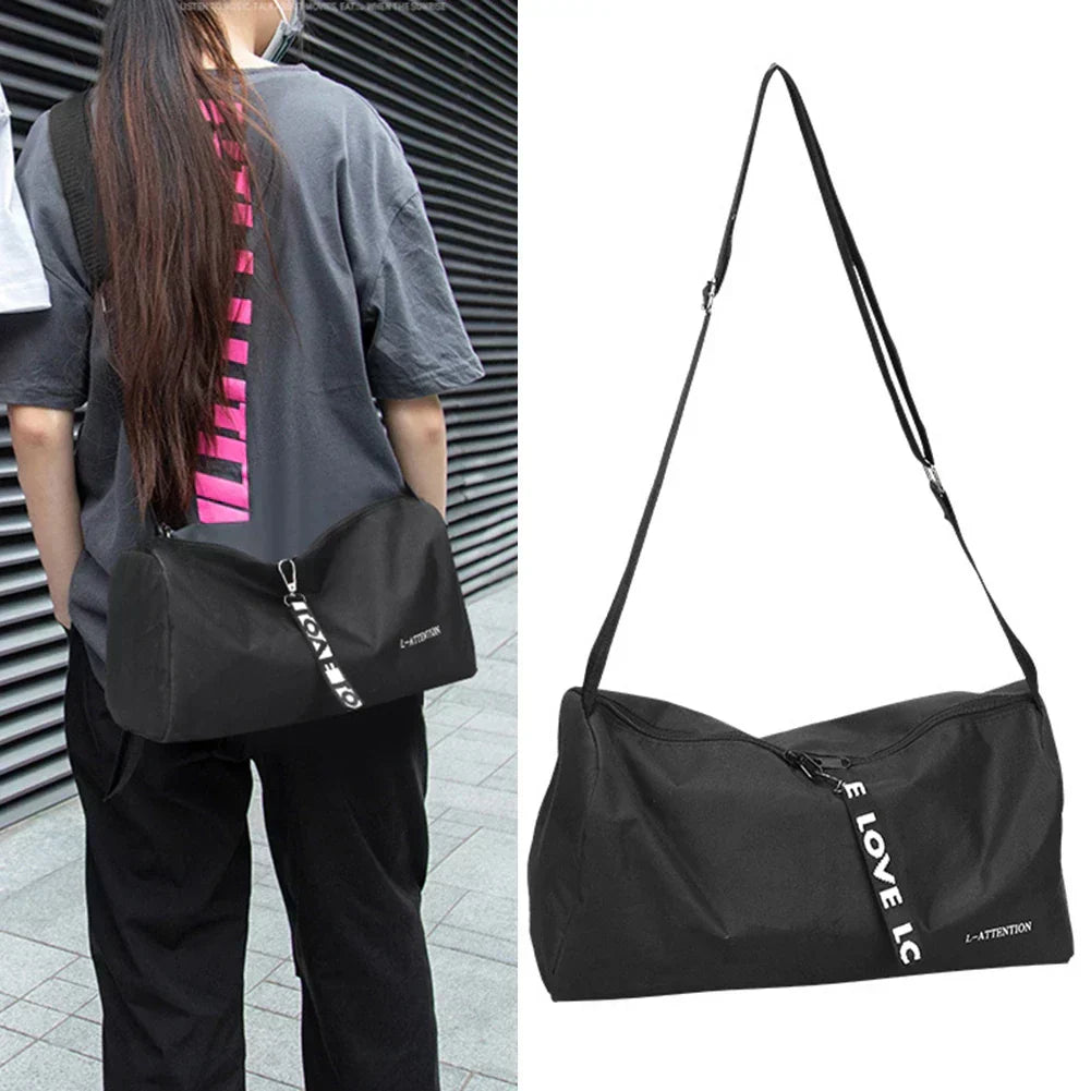 Portable Outdoor Fitness Gym Bags Multifunction Fashion Fitness Travel Handbag 600D Nylon Adjustable Strap for Weekend Training