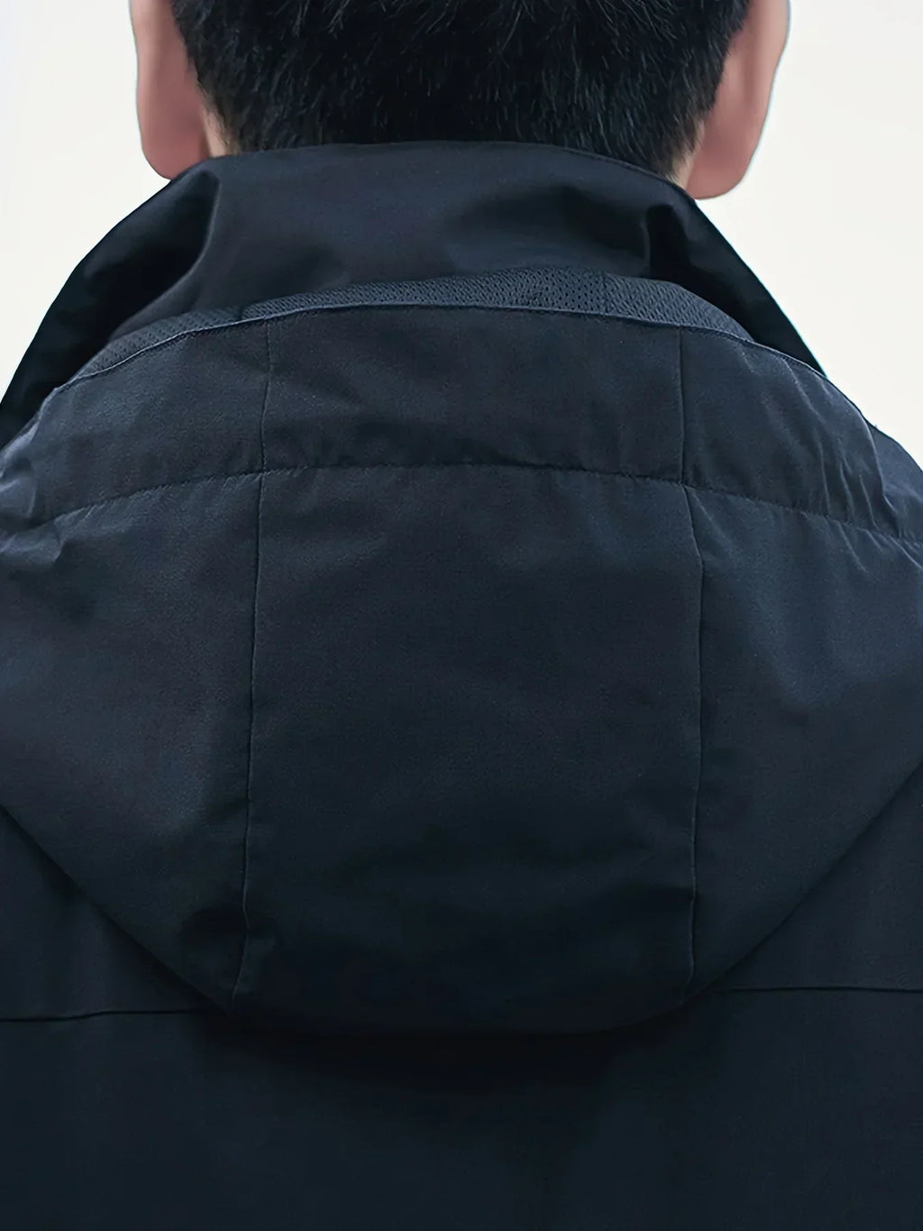 Men's Casual Hooded Jacket, Outdoor Sports Pilot Style, Lightweight Water-Resistant, Windproof, Scratch-Resistant, Breathable