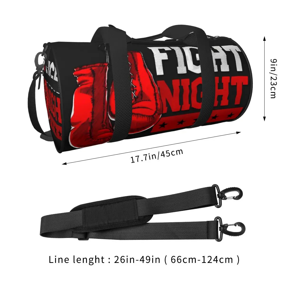 Boxing Kickboxing Sports Bags Training Gym Bag Gym Accessories Novelty Handbags Men's Custom Portable Fitness Bag